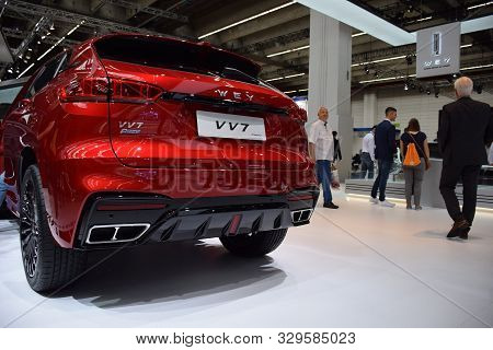 Frankfurt, Germany, September 09-2019: Wei Vv7 Phev Iaa 2019