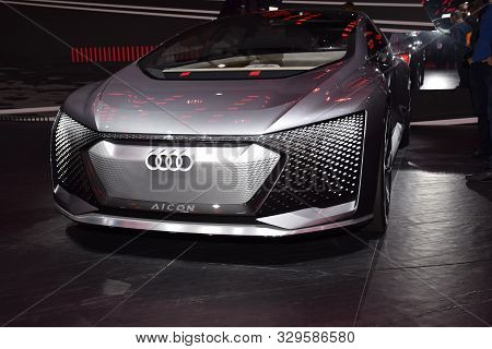 Frankfurt, Germany, September 10-2019: Audi Ai Concept Iaa 2019