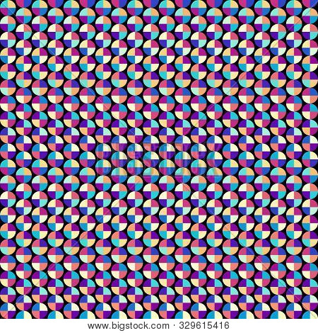 Geometric Abstract Pattern In Low Poly Style.