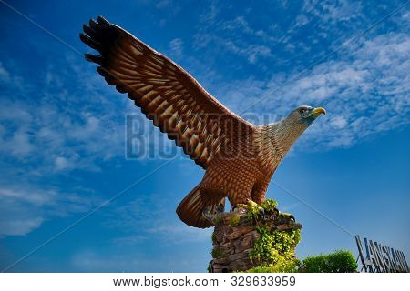 Eagle Square, Dataran Lang Is One Of Langkawi’s Best Known Man-made Attractions, A Large Sculpture O