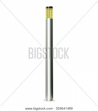 Classic Street Lamp Isolated On White Background. 3d Rendering