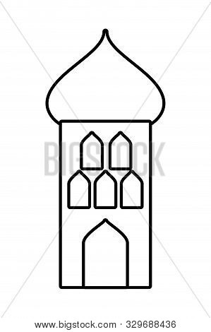 Manger House Building Isolated Icon Vector Illustration Design