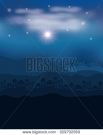 Manger Houses Cityscape Buildings Landscape Vector Illustration Design