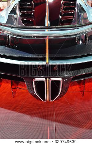 Frankfurt, Germany, September 11-2019: Hongqi S9 Iaa 2019