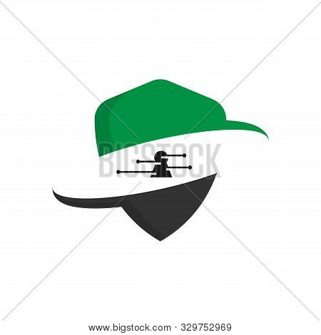 Shield Security Logo. Shield And Padlock Protection Logo