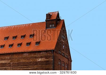 Old Warehouse In The Harbour Of Stralsund