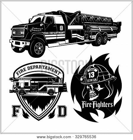 Fire Department Vector Photo Free Trial Bigstock