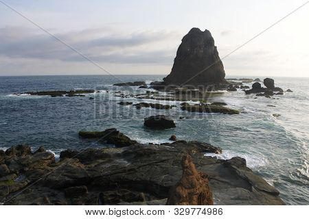 Beautiful Papuma Beach In Jember East Java Indonesia