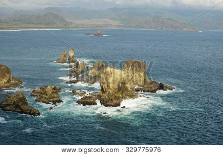 Beautiful Evening On Love Bay Jember Indonesia