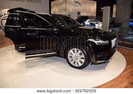 Frankfurt, Germany, September 11-2019: Trasco Bremen Volvo Xc90 Armoured Iaa 2019