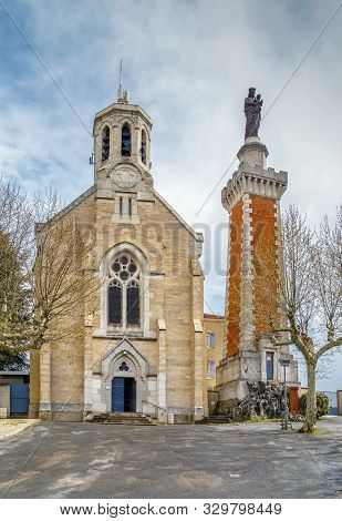 Chapel Of Notre-dame De Pipet On The Hill Of Pipet, Vienne, France