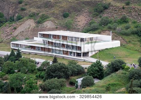 Tbilisi, Georgia - June 8, 2019: The New Building Of The Institute Of Botany And Herbarium In The Bo