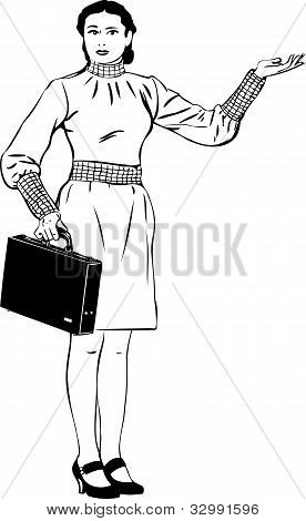 Schizzo A ragazza con una valigetta specifica un Hand.jpg
