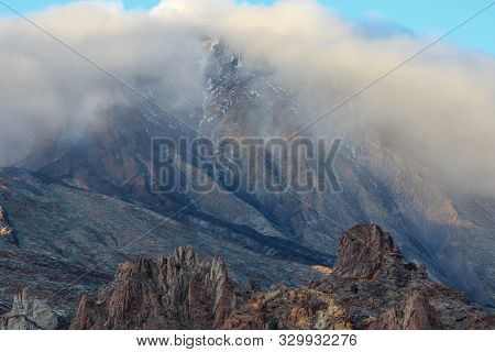 Landscape Around The Teide - The Highest Mountain Of Spain