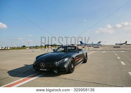 Kyiv, Ukraine - September 2, 2017: Mercedes Benz Amg Gt 50 Edition Sports Car. A New 2017 Supercar D