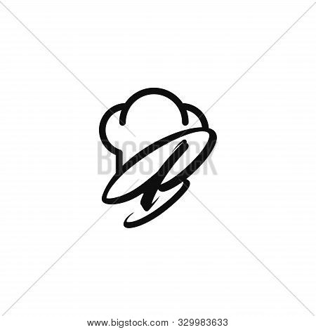 Restaurant Chef B Letter Logo Design Template