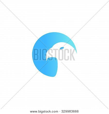 Creative Circle Bird Abstract Vector Template Design