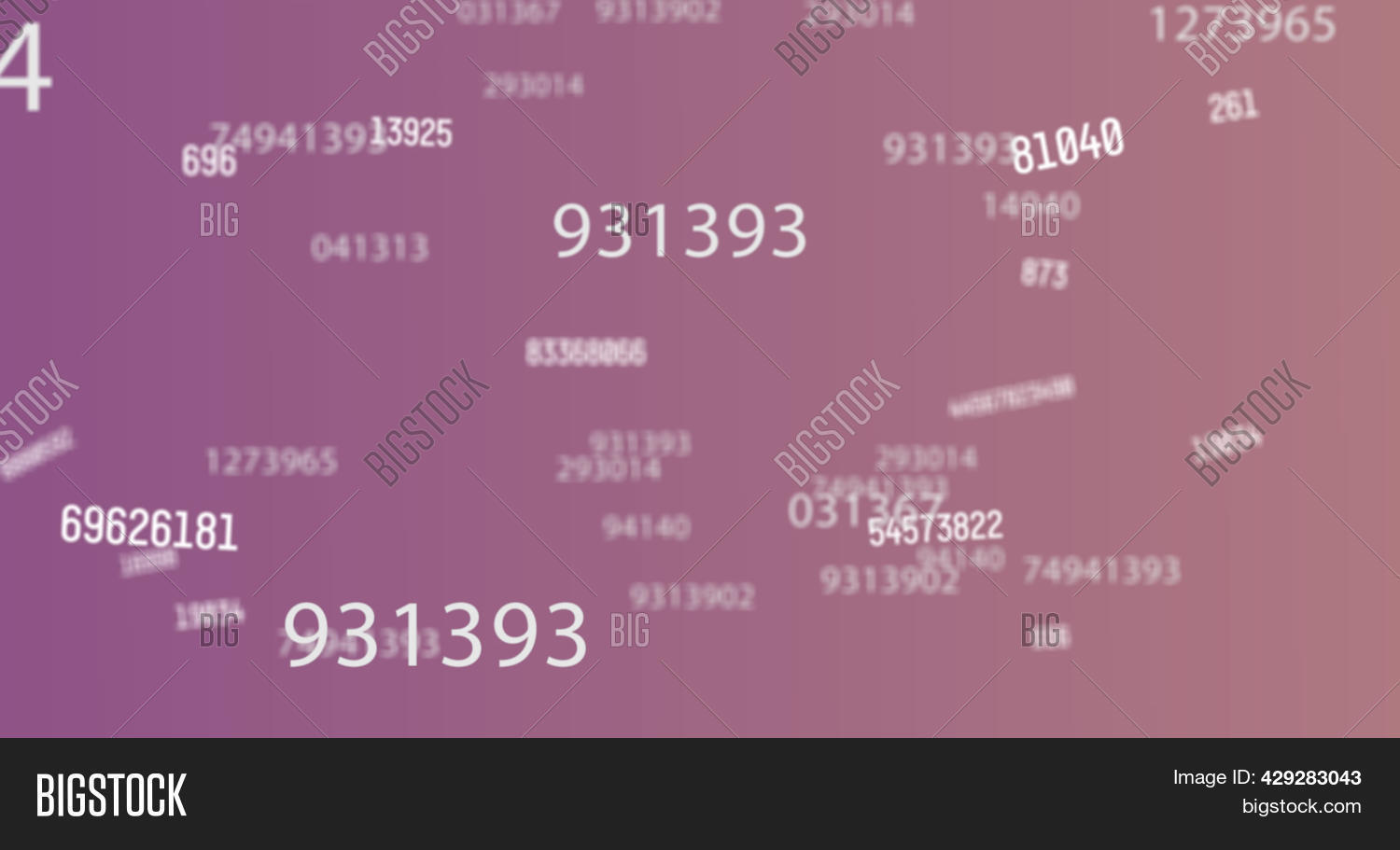 Numbers Image Multiple Digital Image Multiple Image & Photo (Free Trial) | Bigstock