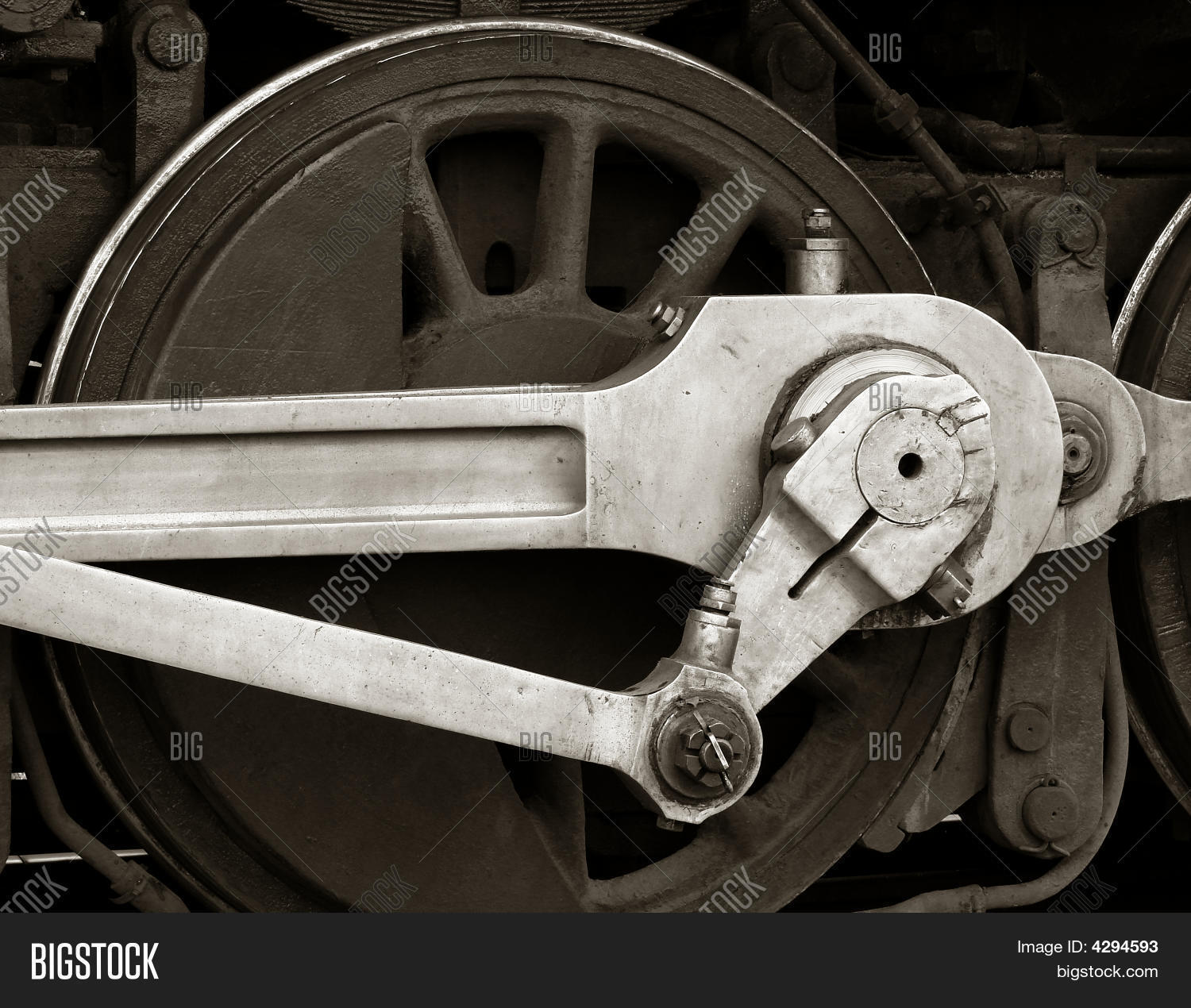 Steam Rod Crank Over Image & Photo Bigstock