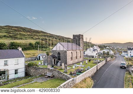 Portnoo, Ireland - June 20 2021 : The Church Of Ireland Is Located On The Road To Portnoo