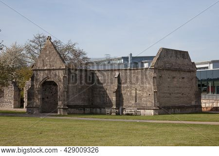 The Remains Of The Tythe Barn In Gloucester In The Uk, Taken 24th April 2021