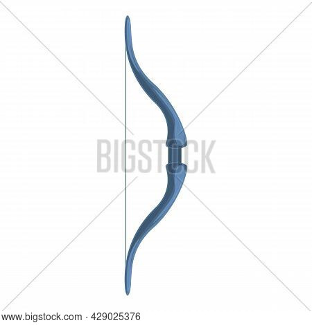 Ancient Archery Bow Icon Cartoon Vector. Arrow Longbow. Weapon Archer