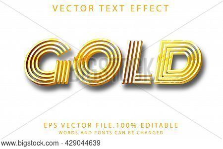 About Gold Text Effects Template Graphic Premium