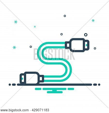 Mix Icon For Cable Pluge Fiber Optic Wire Usb Connector Charger Device Socket Adapter