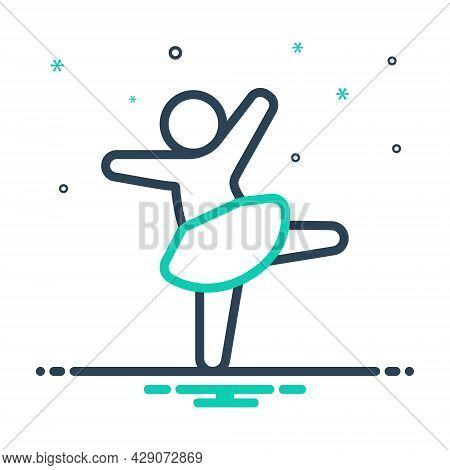 Mix Icon For Dance Shindig Orchestics Activity Dancer Fitness Competition Talented