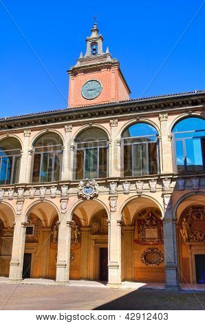 Archiginnasio van Bologna. Emilia-Romagna. Italië.