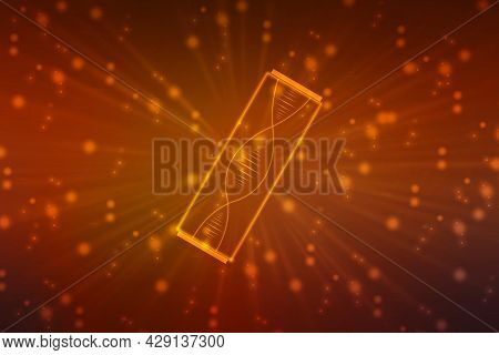 Dna Structure, Abstract Medical And Healthcare Background,abstract Technogoly Science Concept Dna Fu