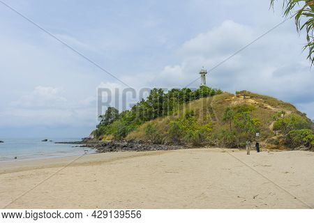 Ko Lanta, Thailand - April 16,2019 : Lighthouse In Mu Ko Lanta National Park, Ko Lanta, Krabi, Thail