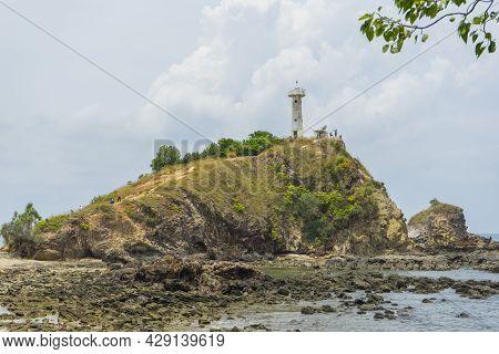 Ko Lanta, Thailand - April 16,2019 : Lighthouse In Mu Ko Lanta National Park, Ko Lanta, Krabi, Thail
