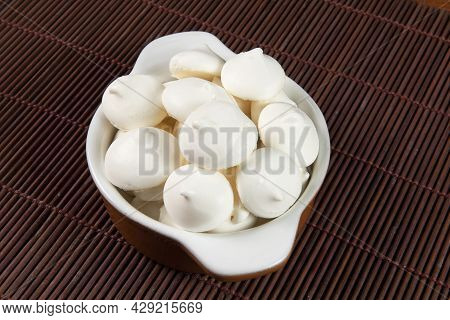 Typical Bakery Sigh, Made In Brazil. Sweet Made From Egg White And Sugar