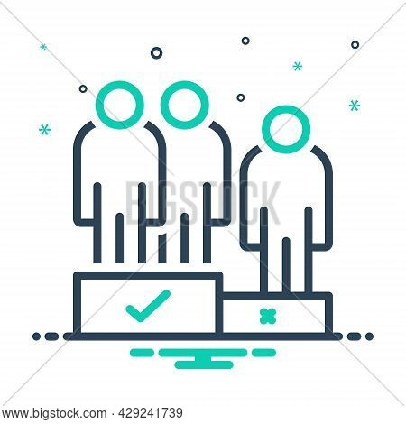 Mix Icon For Majority Plurality Plethora Galore Overabundance Opulence Exuberance