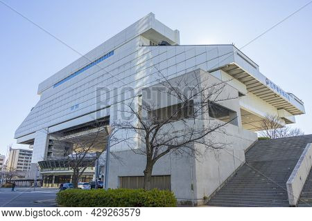 Tokyo, Japan - January 5,2020 : Unidentified People Visit Edo City History Museum In Tokyo, Japan On