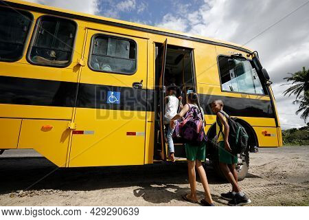School Bus In Bahia