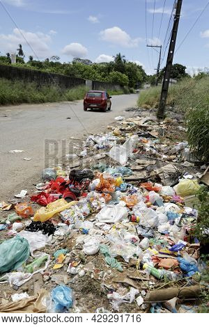 Garbage Accumulated On The Street