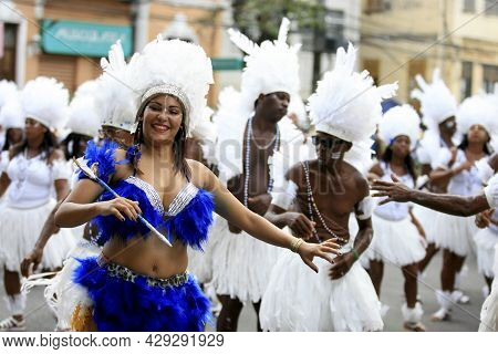 Commanches During Carnival In Salvador