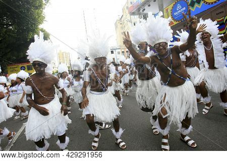 Commanches During Carnival In Salvador