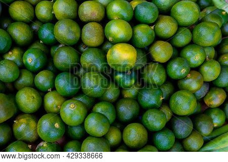 Calamansi Green Limes At The Asian Street Market