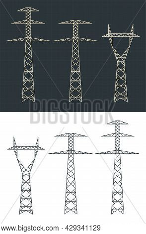 Power Poles Blueprints