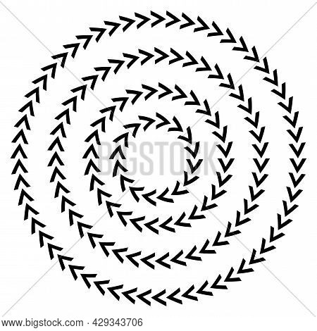 Circular Arrows. Chart Icon Vector Set. Cursor Sign. Recycle Icon. Forward Icon. Vector Illustration