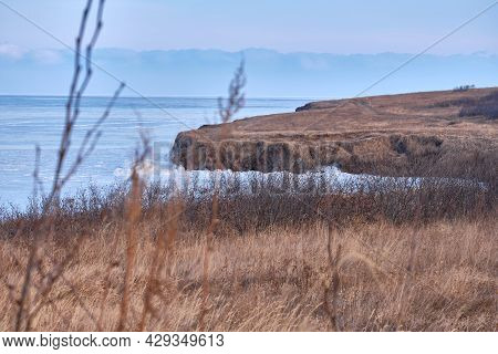 Vanino, Russia - Jan 18, 2021: Ships In The Port Of Vanino.