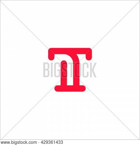 Illustration Letter T Logo Inspiration Concept On White Background