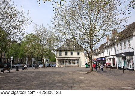 Views Of Market Square In Witney, Oxfordshire In The Uk, Taken 5th May 2008