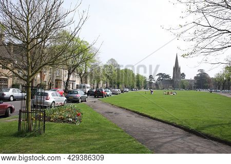 Views Of St Mary\'s Church And Church Green In Witney, Oxfordshire In The Uk, Taken 5th May 2008