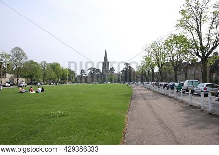 Views Of St Mary's Church And Church Green In Witney, Oxfordshire In The Uk, Taken 5th May 2008
