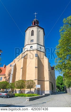 Strzegom, Poland - June 3, 2021: Church Of The Holy Savior Of The World And Our Lady Of The Scapular