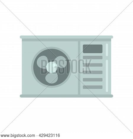 Shop Air Conditioner Icon. Flat Illustration Of Shop Air Conditioner Vector Icon Isolated On White B